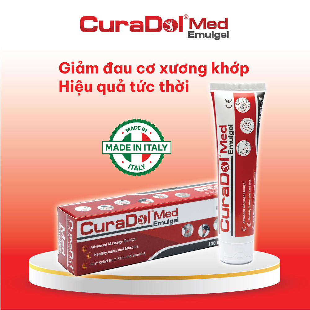 CuraDol® Med Emulgel-Gel bôi lạnh chứa hoạt chất Harpagoside từ cây móng quỷ