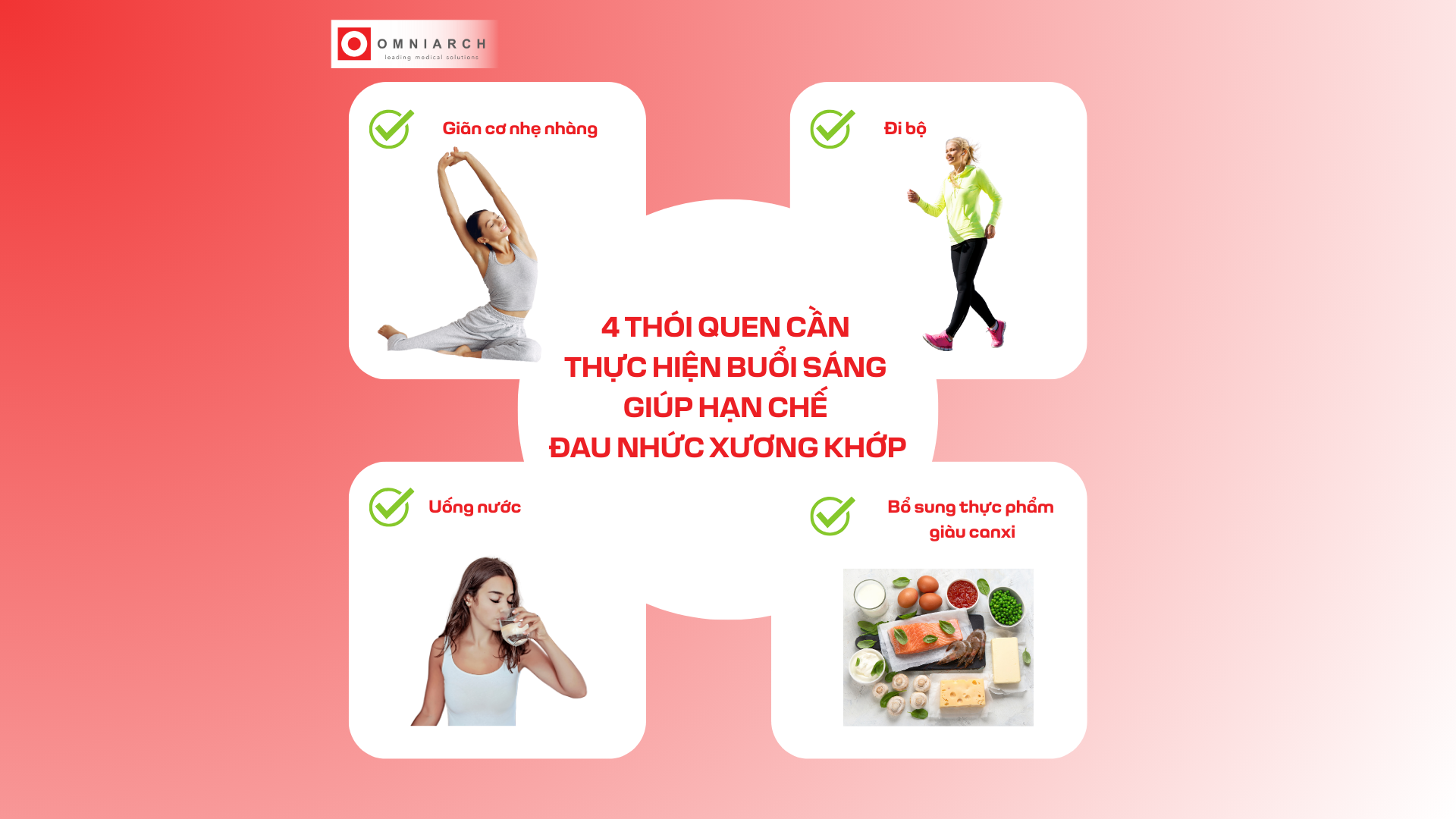 4 thói quen cần thực hiện buổi sáng giúp hạn chế đau nhức xương khớp
