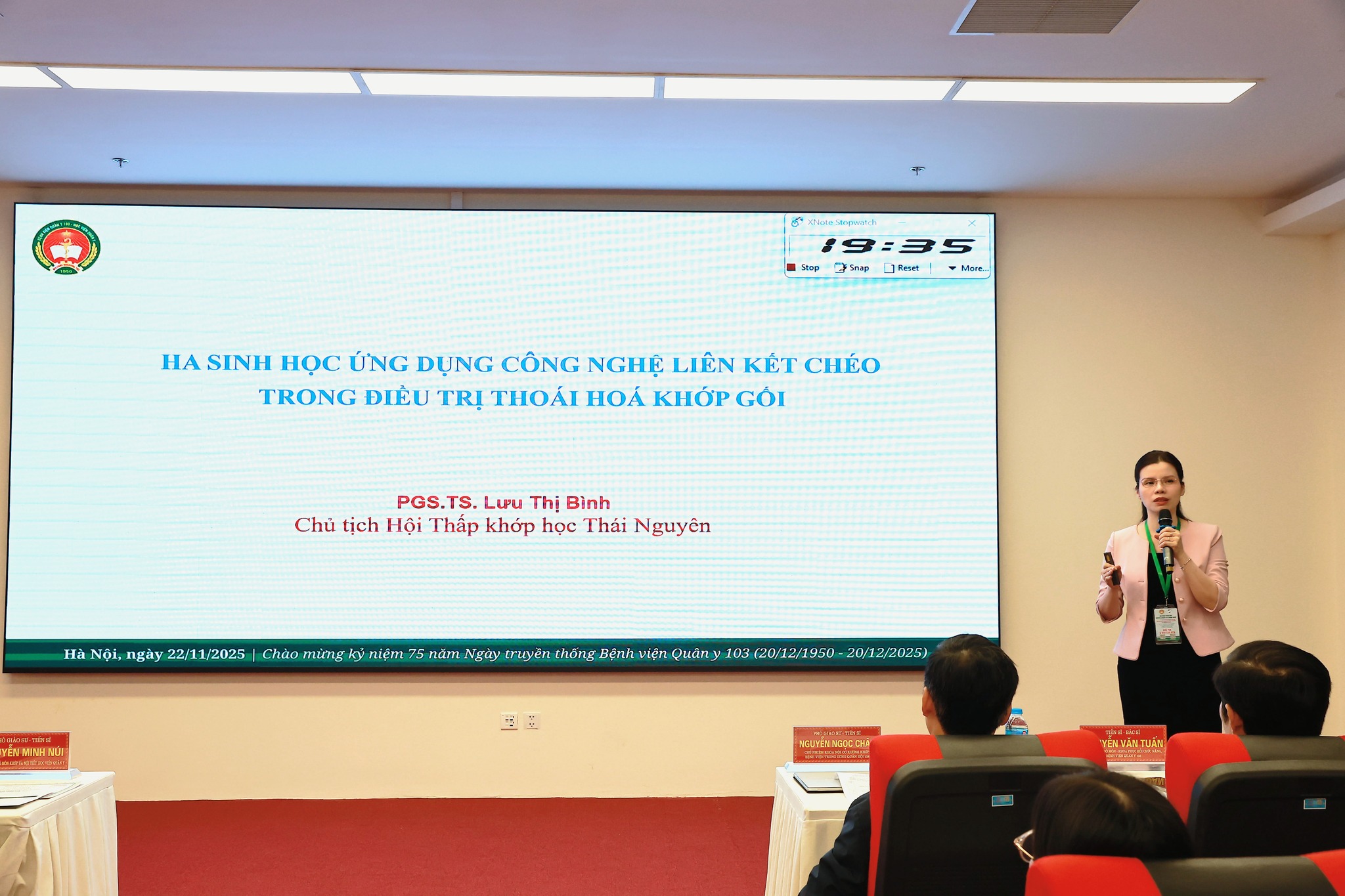 DẤU ẤN OMNIARCH TẠI HỘI NGHỊ KHOA HỌC CƠ XƯƠNG KHỚP BỆNH VIỆN QUÂN Y 103