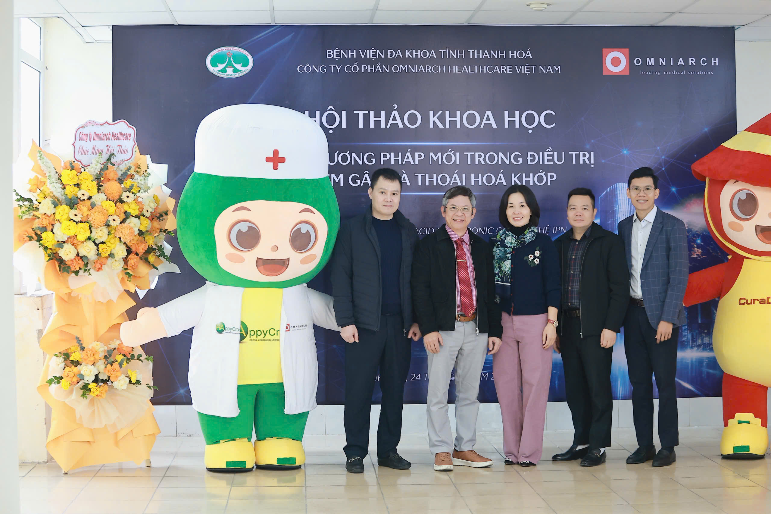 Omniarch đồng hành cùng hội thảo chuyên đề “Các phương pháp mới trong điều trị viêm gân và thoái hóa khớp” tại Bệnh viện Đa khoa Tỉnh Thanh Hóa