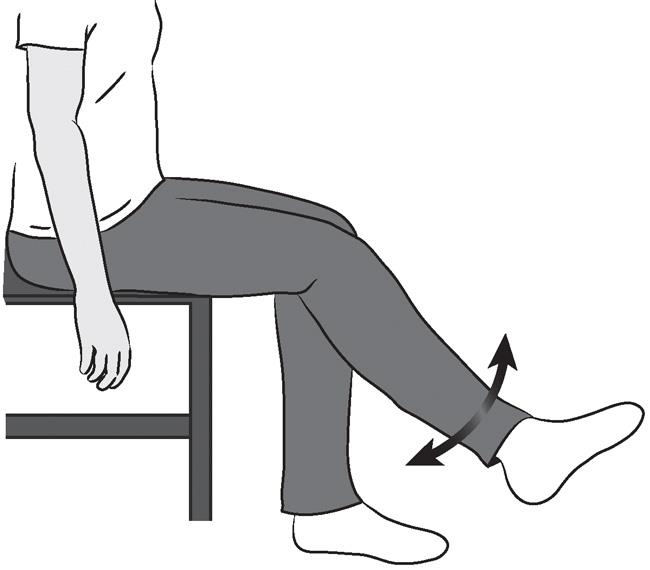 Bài tập tự xoay các khớp cổ chân